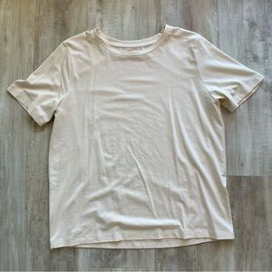 Oak + Fort relaxed cream tshirt